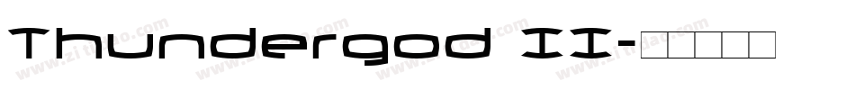 Thundergod II字体转换